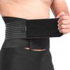 Double-Band Plus-Size Compression Waist Support Belt M