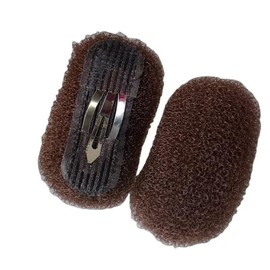 2 Pcs Black and Brown Charming Volume Inserts Hair Comb Do Beehive Hair Style Tool Pads, Do Beehive Base Styling Clip Accessories for Women Lady Girl Hair Accessories Hair Bun and Crown Shapers