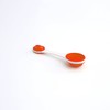 Mobi POP - Cucharas medidoras de silicona, color blanco y