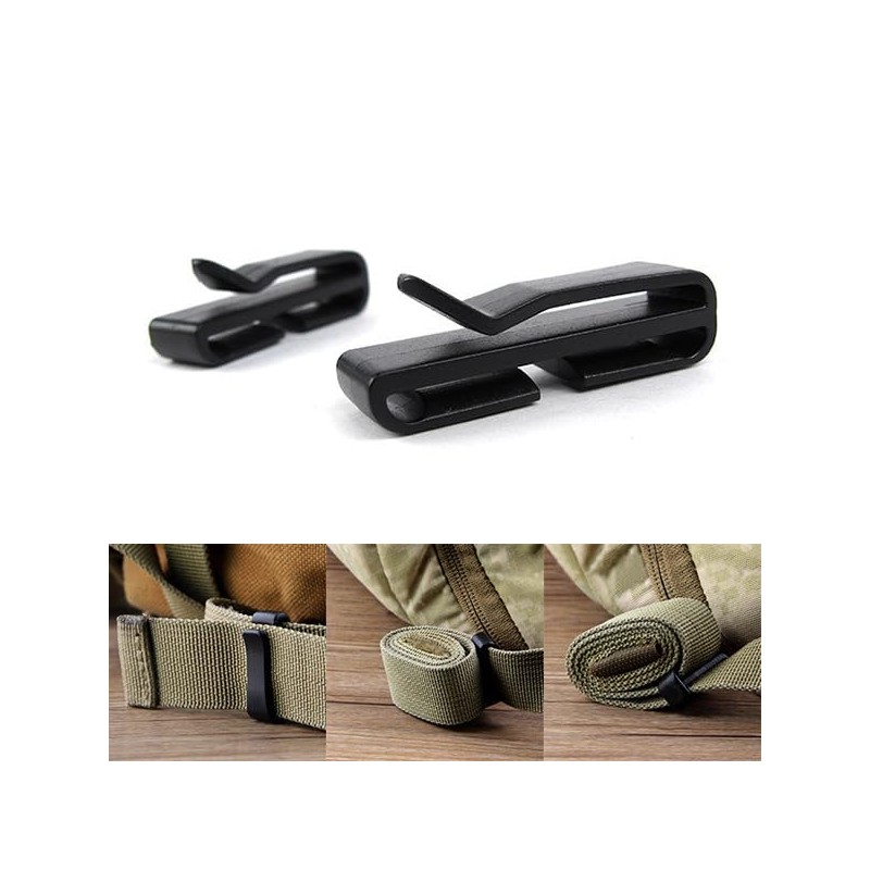 GLOWZEN Belt Clip, Rucksack, Belt Stopper, 1.3 inches (32 mm),