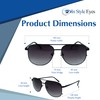 In Style Eyes Just Chillin' Aviator Bifocal Sunglasses - Classic