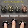 Haxtec Mini Metal DND Dice Set with Hollow Necklace Dice