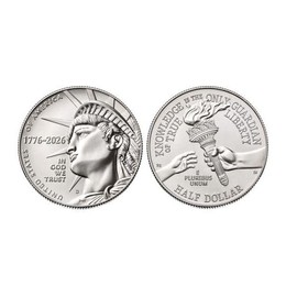 Enduring Liberty 2026 Semiquincentennial Half Dollar 2 Coins
