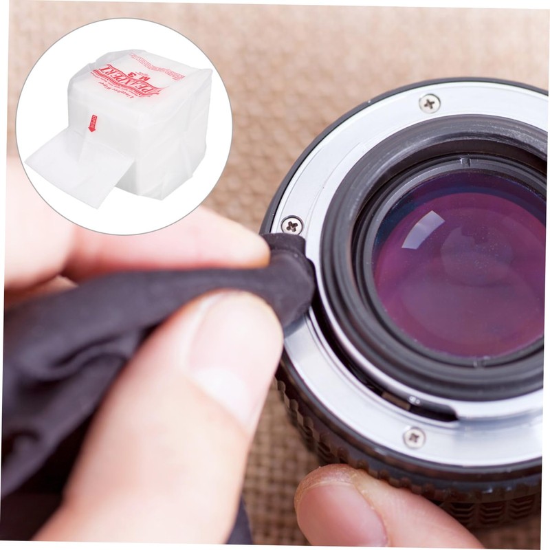 FUNOMOCYA 90pcs Lens Cleaning Wipes Dry Electronic Wipes Small Bulk