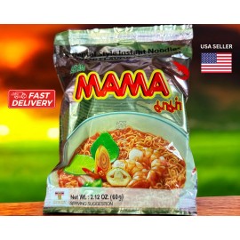 MAMA Tom Yum Kung Instant Noodles Shrimp Spicy Flavor Fast Food Thai X 30 Pack