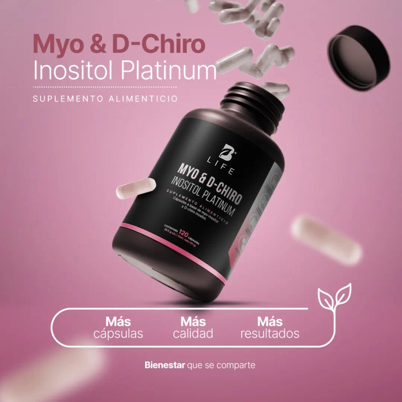 Myo Y D-chiro Inositol Platinum 120 Cáps Ratio 40:1 B