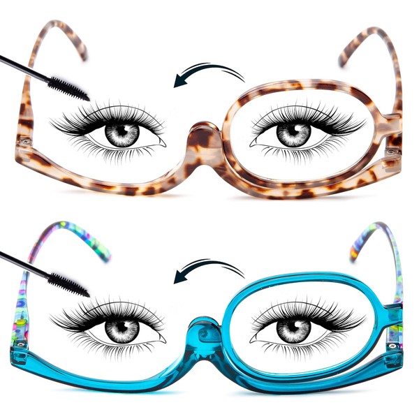 JO 2 Packs Makeup Reading glasses Magnifying Readers for Women