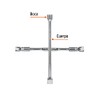 TRUPER Llave de Cruz para Auto de Acero 36 cm,