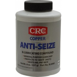 CRC 8 oz Bottle General Purpose Anti-Seize Lubricant Copper, -95 to 1,800�F, ...