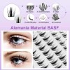 Racimos Extensiones De Pestañas Autoadhesivas Naturales Diy
