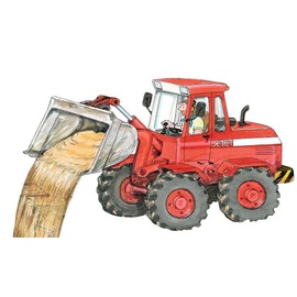 Ravensburger Kinderpuzzle - 06359 Mein Bagger - Rahmenpuzzle für Kinder ab 3 Jahren, mit 15 Teilen