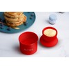 Kook Butter Crock with Lid, Soft Spreadable Butter, Ceramic French