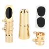 Metal Alto Saxophone Metal Mouthpiece with Cap Pads Musical Instruments