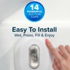SlipX Solutions Better Soak Adjustable Overflow Drain Cover, Oval, White