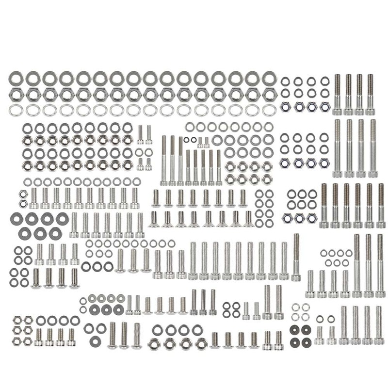 G-PLUS ATV Bolt Screw Kit Set 378 Piece Compatible with