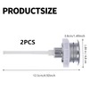 2Pcs Toilet Flush Buttons, 38mm Single Flush Toilet Push Buttons,