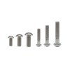 RISON Pack of 5 Titanium Rounded Head Screws with Hexagon