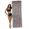 PoolCandy Safari Collection Deluxe Leopard Print Pool Raft 74" -
