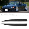 2pcs Carbon Fiber Headlight Eyebrow Eyelid Cover Fit for Honda