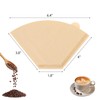 Coffee Filter #2, Unbleached Coffee Filters Cone Paper for Pour