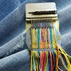 DGYJJZ Darning Loom Speedweve Type Weave Tool, 14 Hooks Convenient