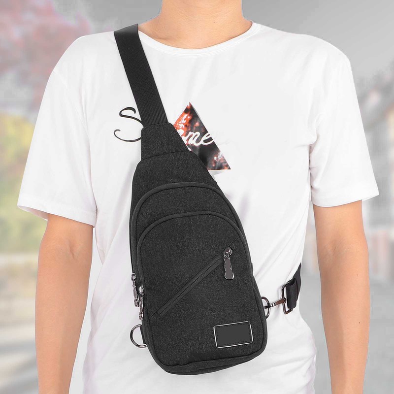 OX PLOUGH Men's Chest Bags Waterproof Casual Chest Sling Bag