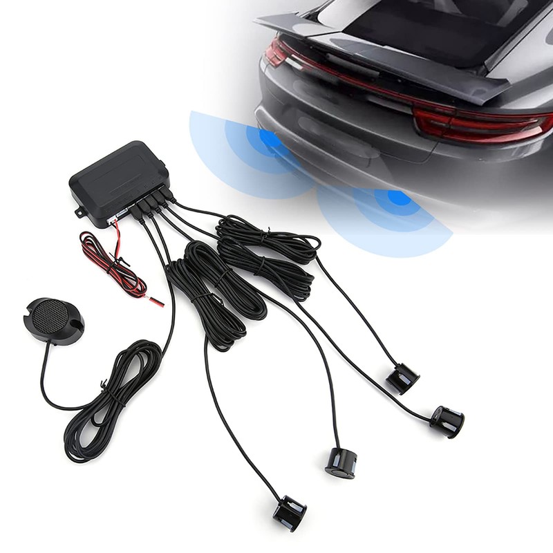 Car Auto Vehicle Reverse Backup Radar System, with 4 Parking