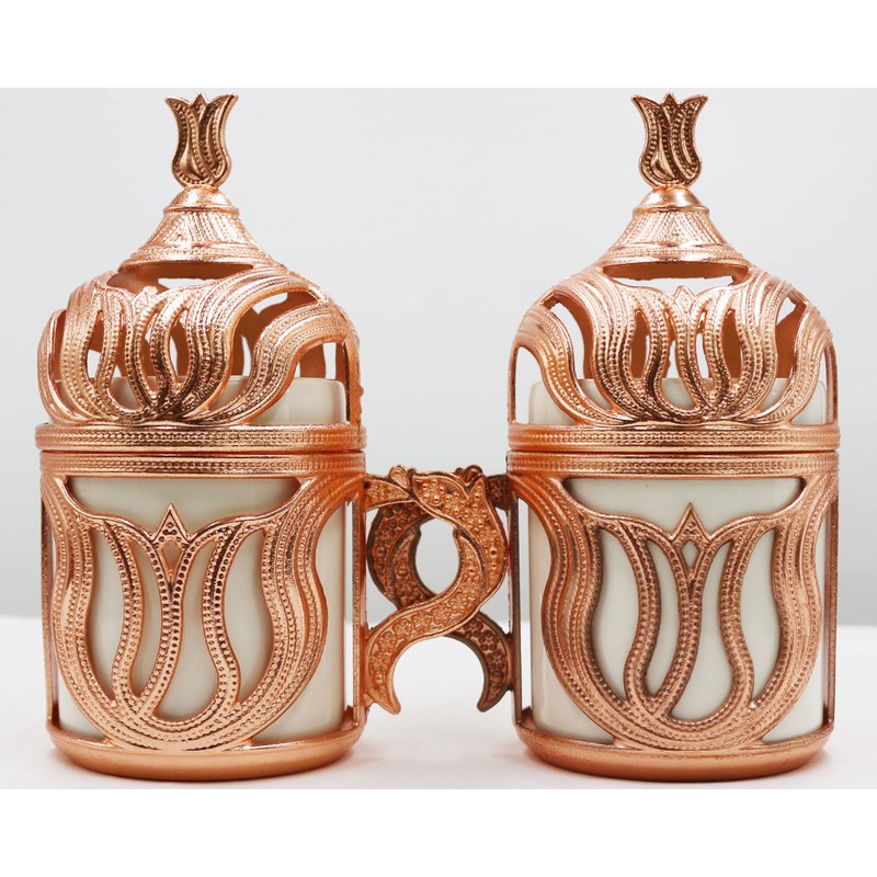 HeraCraft Turkish Coffee Cups (Ak-RoseGold)