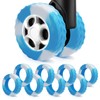 UMUST 8Pcs Luggage Wheel Covers,Silicone Suitcase Cover for 2-2.4'' Spinner