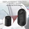 TUCKBOLD Key Fob Shell Case for Fiat 500 2007-2020 3