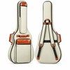 Padded Acoustic Guitar Gig Bag, Water-Resistant Oxford Carry Case with
