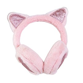[Lyyxjsltd] Cold Protection Ear Cover Children's Cat Ear Cover Winter Cute Fluffy Animal Ear Cover for Girls Boys Windproof Warm Hair Ear Protection Garden Elementary School School Commuting to Work