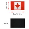 [36Packs] 12Packs Multiple Canada Flag Patch + 24Packs Canada Pin