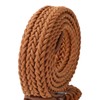VONMELLI Women's Braided Rattan Belt, Slim 1.8 cm Boho Belt