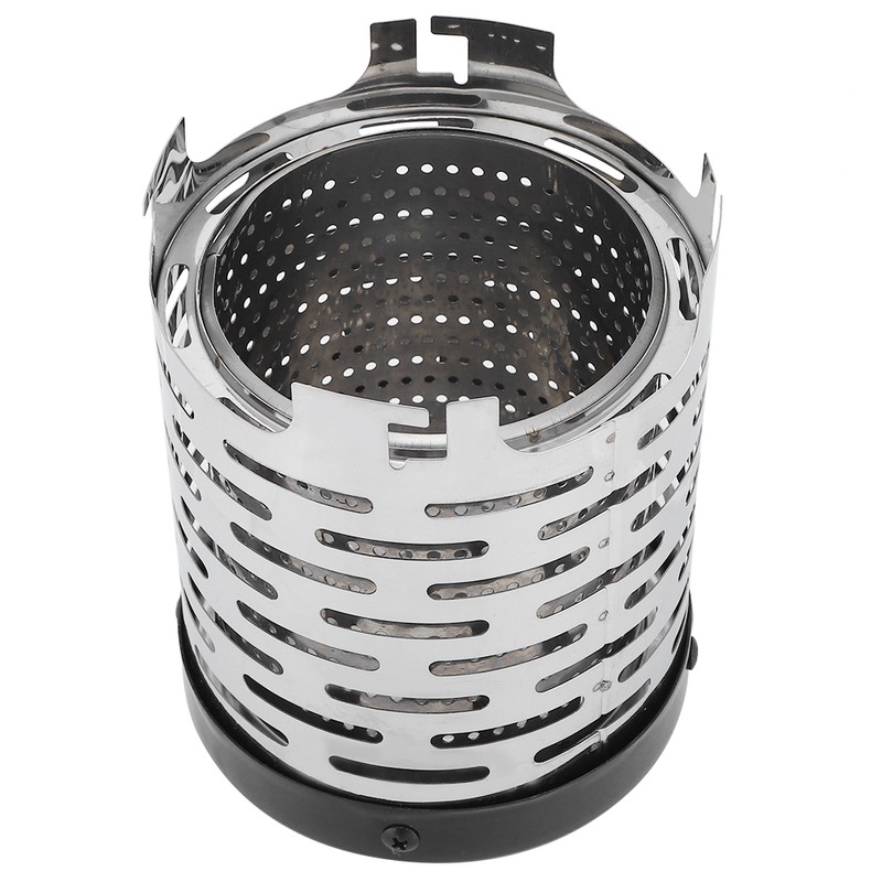 Mini Stove Heating Cover Stainless Steel Portable Warming Outdoor Heater