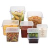 Cambro 2SFSCW135 Food Storage Container, 2 Quart, 7-1/4" x 7-1/4"