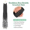 7 Packs Crochet Box Braids -18 Inch Goddess Box Braids