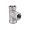 sourcing map Stainless Steel 304 Cast Pipe Fitting 1/4BSPT Female