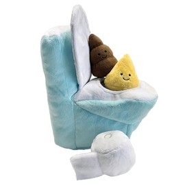 FOUFIT Hide and Seek Potty Time Burrow Toy, 9-inch Height