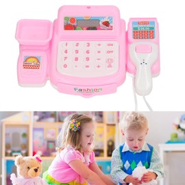 Juguetes de Cajero,Trendy Caja Registradora con Sonidos para Mayores de 3 Años