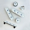 Elohiym 4 Pack Blue Starfish Cabinet Pull 3-3/4 Inch (96