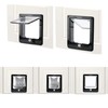 CEESC Cat Flap, Magnetic Pet Door with Rotary 4 Way