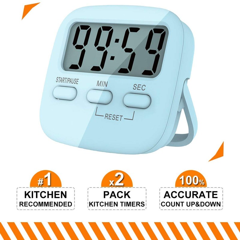 Kitchen Timer, 2 Pack Digital Kitchen Timers [ 2020 Version