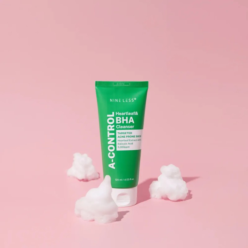 Nineless Limpiador A-control Heartleaf Y Bha 120ml