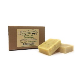 YANKEETRADERS Ginger Lime & Lemongrass - Natural, Vegan, Soap / 2, 4 oz bars