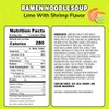 Maruchan Instant Lunch Ramen Noodles, Lime Flavor with Shrimp –