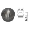 TIBU End Cap Stainless Steel V2A for Pipe 25 x