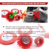 Swpeet 6Pcs Nylon Filament Abrasive Wire Brush Wheel & Cup