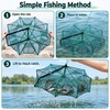 Foldable Fishing Net Trap – Nylon Mesh Hand Fishing Net