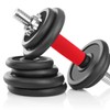 SUPVOX 2pcs Horizontal Bar Non-slip Curl Bar Clamps Trap Dumbbell